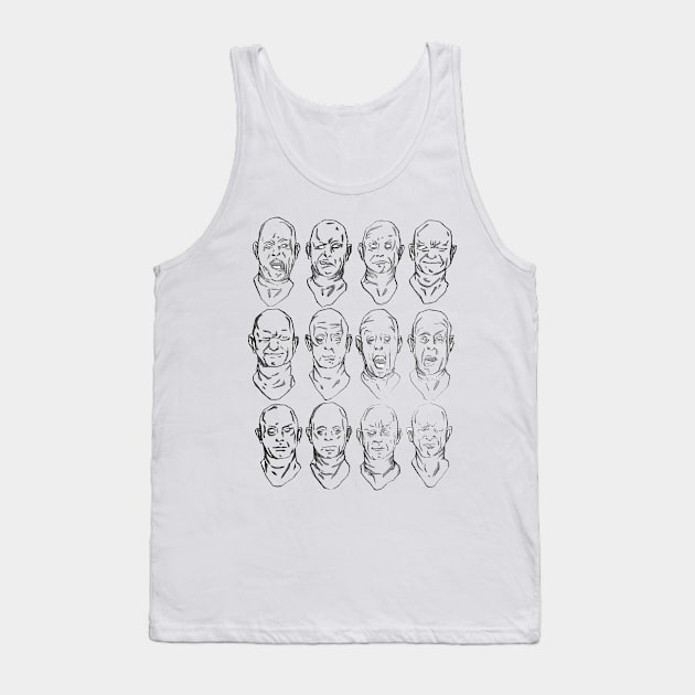 face wall Tank Top by apokatastasis